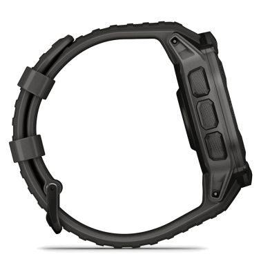 Garmin Instinct 2X Solar Graphite watch with black silicone strap 50 mm