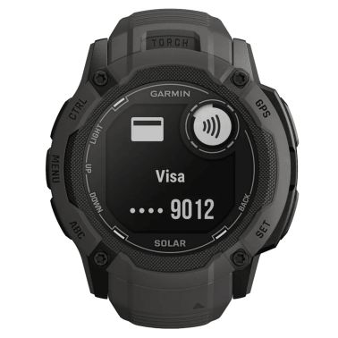 Montre Garmin Instinct 2X Solar Graphite bracelet silicone noir 50 mm 010-02805-00