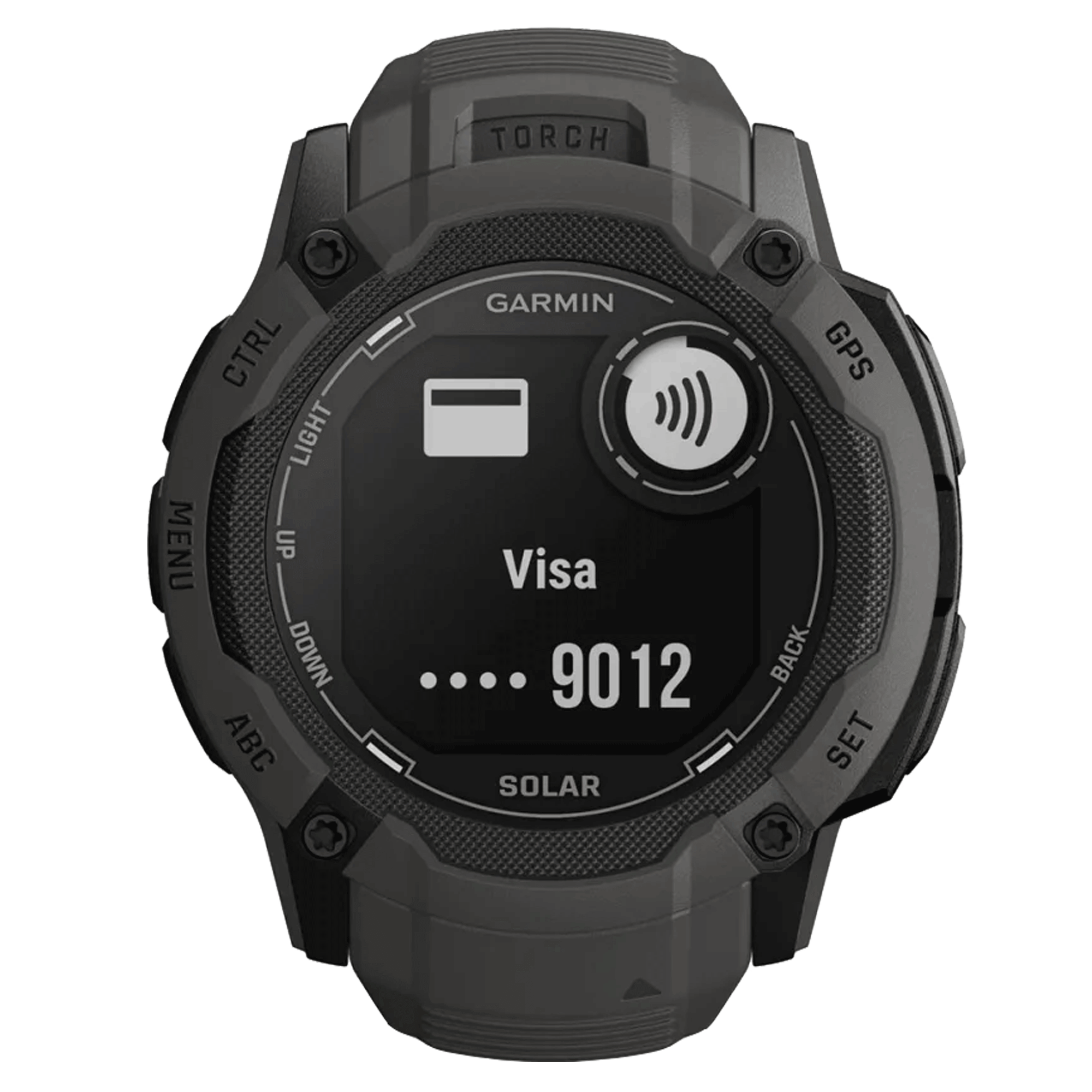 Montre Garmin Instinct 2X Solar Graphite bracelet silicone noir 50 mm 010-02805-00