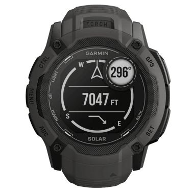 Montre Garmin Instinct 2X Solar Graphite bracelet silicone noir 50 mm 010-02805-00