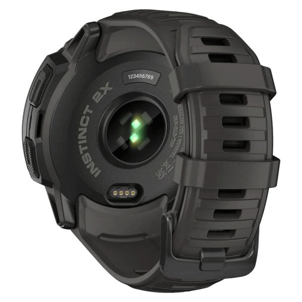 Montre Garmin Instinct 2X Solar Graphite bracelet silicone noir 50 mm 010-02805-00