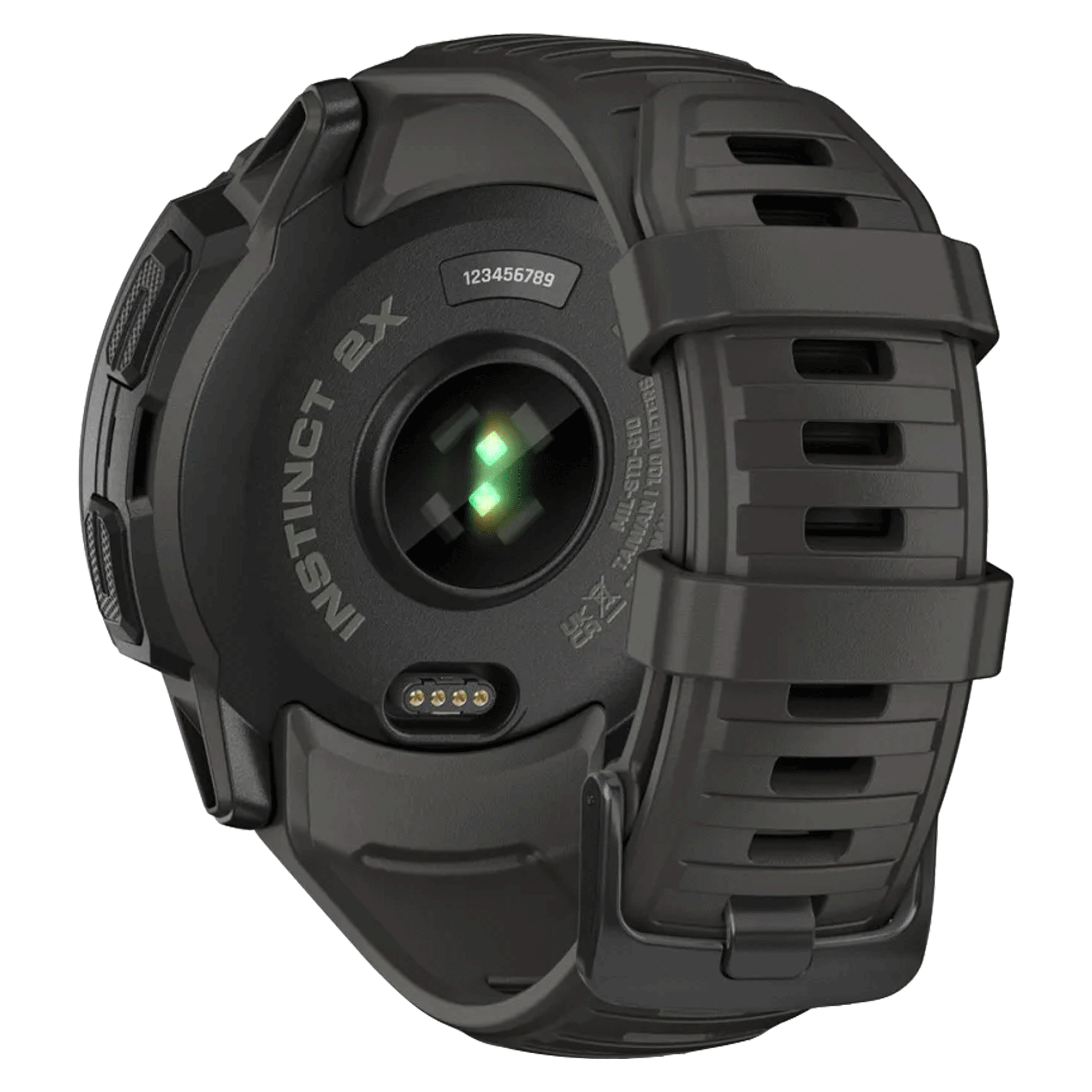 Garmin Instinct 2X Solar Graphite watch with black silicone strap 50 mm