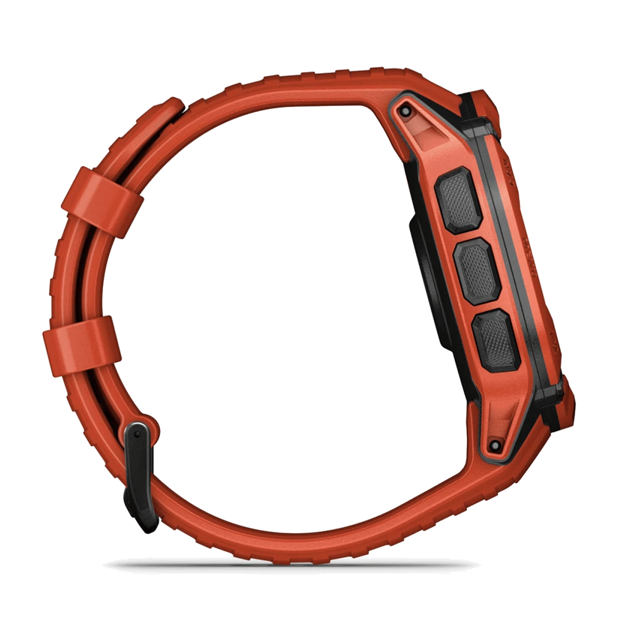 Garmin Instinct 2X Solar Red watch with red silicone strap 50 mm