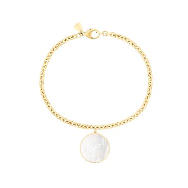 Lepage Colette Personalized bracelet in yellow gold