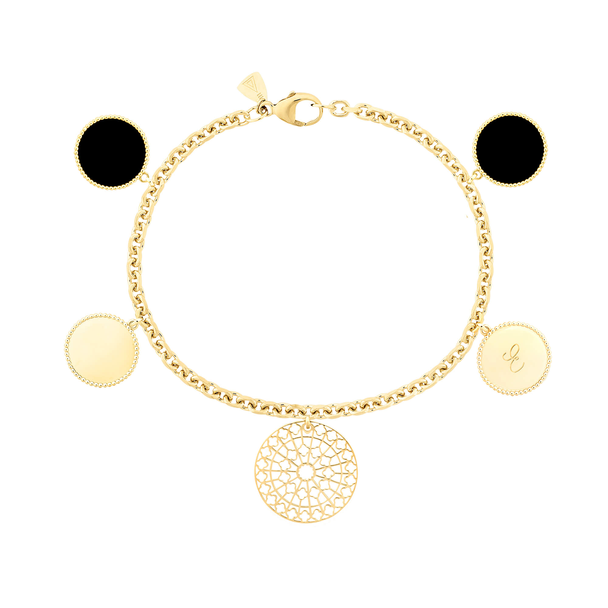 Bracelet Lepage Colette personnalisé en or jaune B092CDJ18