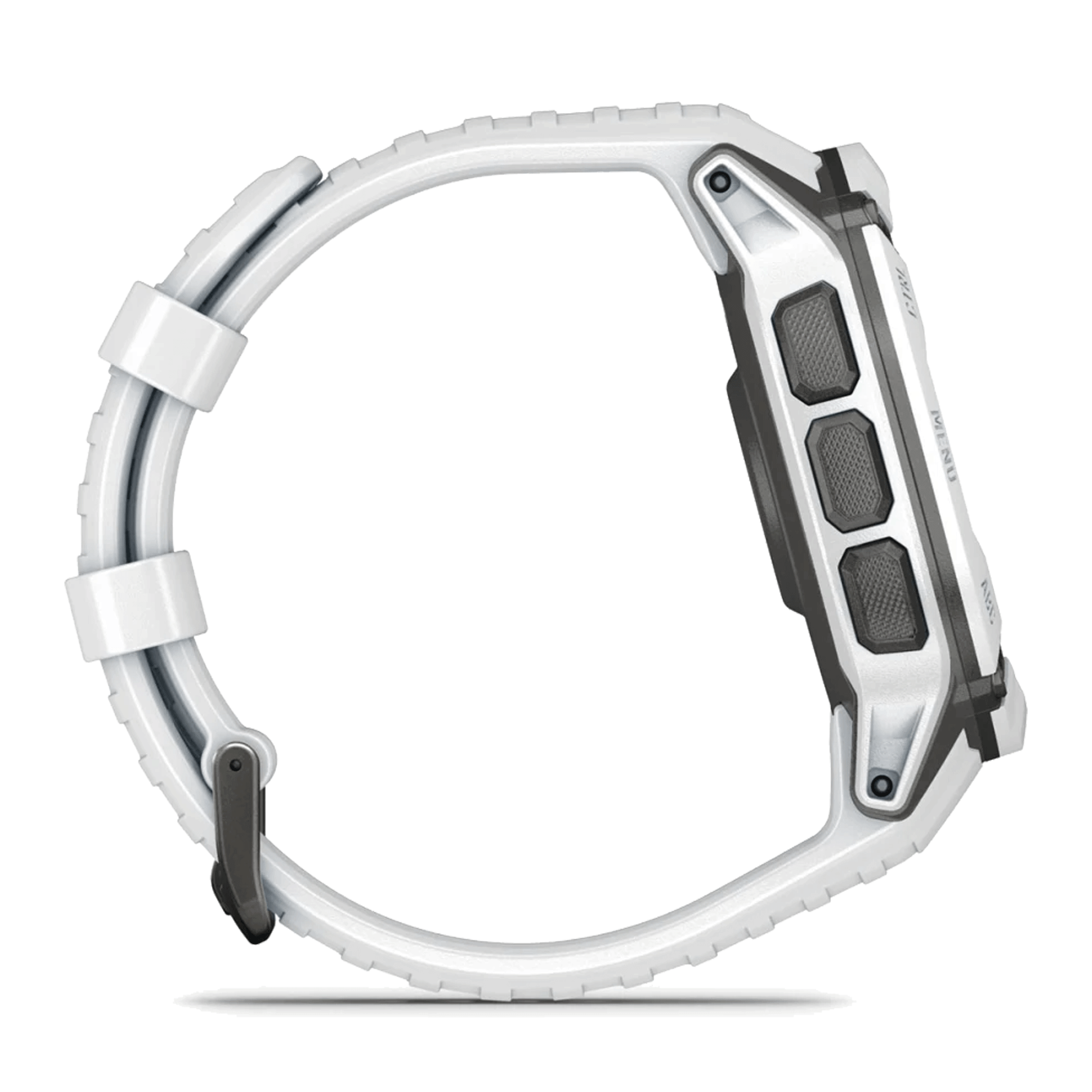 Montre Garmin Instinct 2X Solar Blanche bracelet silicone blanc 50 mm 010-02805-04