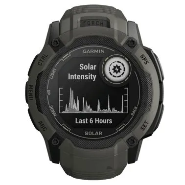 Montre Garmin Instinct 2X Solar Verte Moss bracelet silicone vert 50 mm 010-02805-05