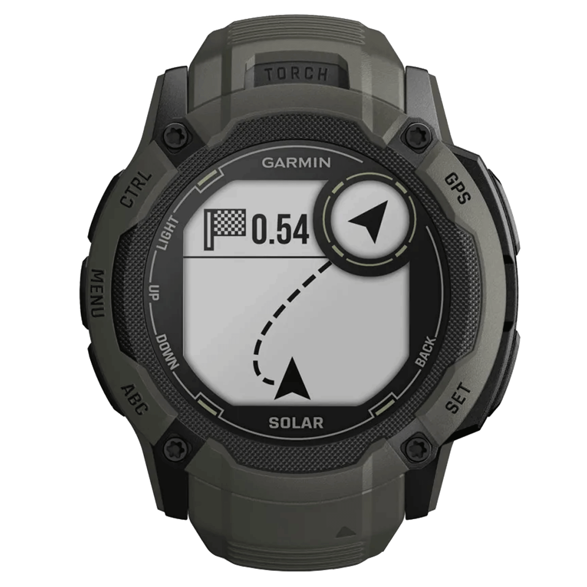 Montre Garmin Instinct 2X Solar Verte Moss 50 mm 0100280505 Lepage