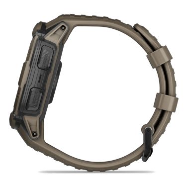 Montre Garmin Instinct 2X Solar Tactical Edition Beige Coyotte bracelet silicone beige 50 mm 010-02805-02