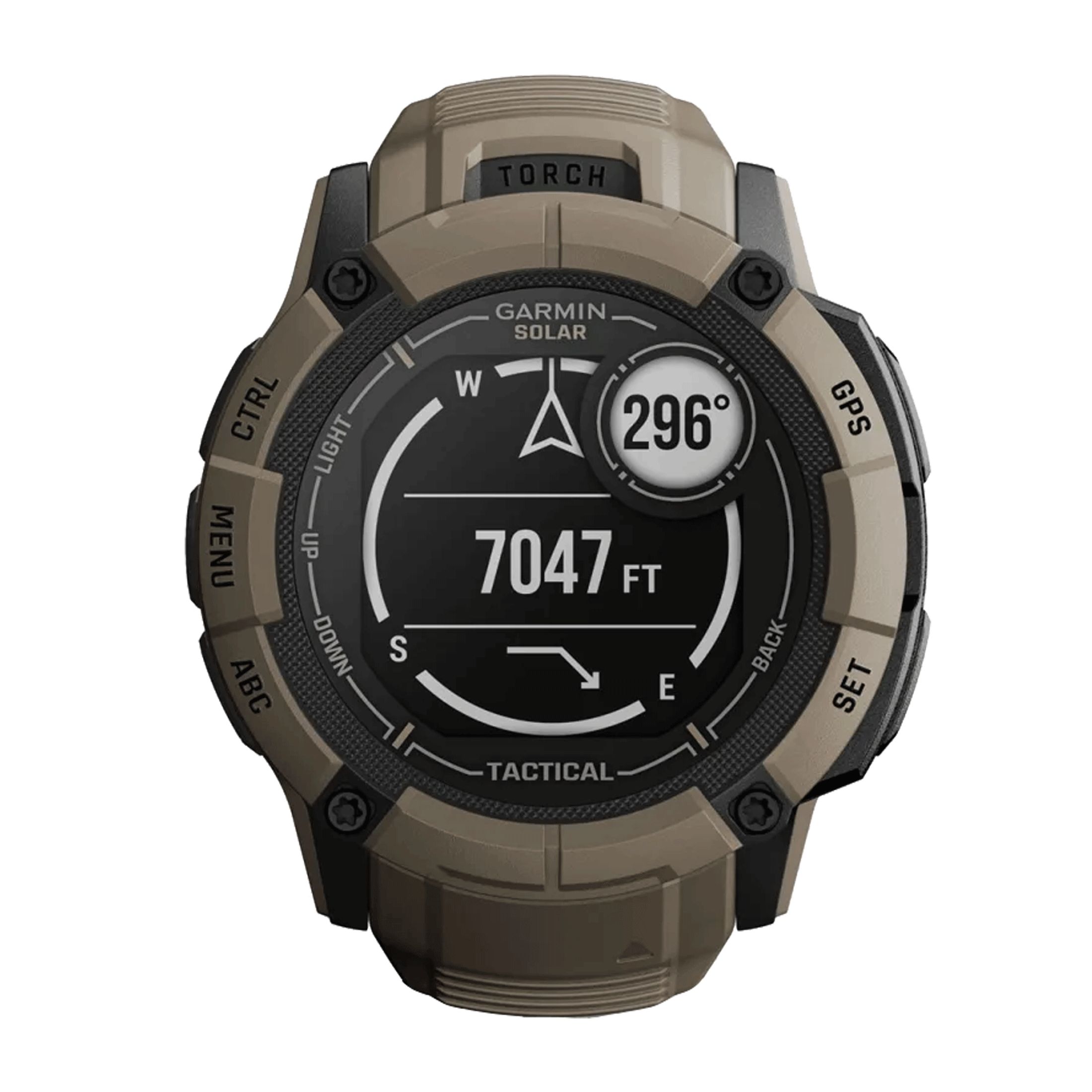 Garmin Instinct 2X Solar Tactical Beige Watch 010-02805-02 Lepage