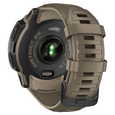 Montre Garmin Instinct 2X Solar Tactical Edition Beige Coyotte bracelet silicone beige 50 mm 010-02805-02