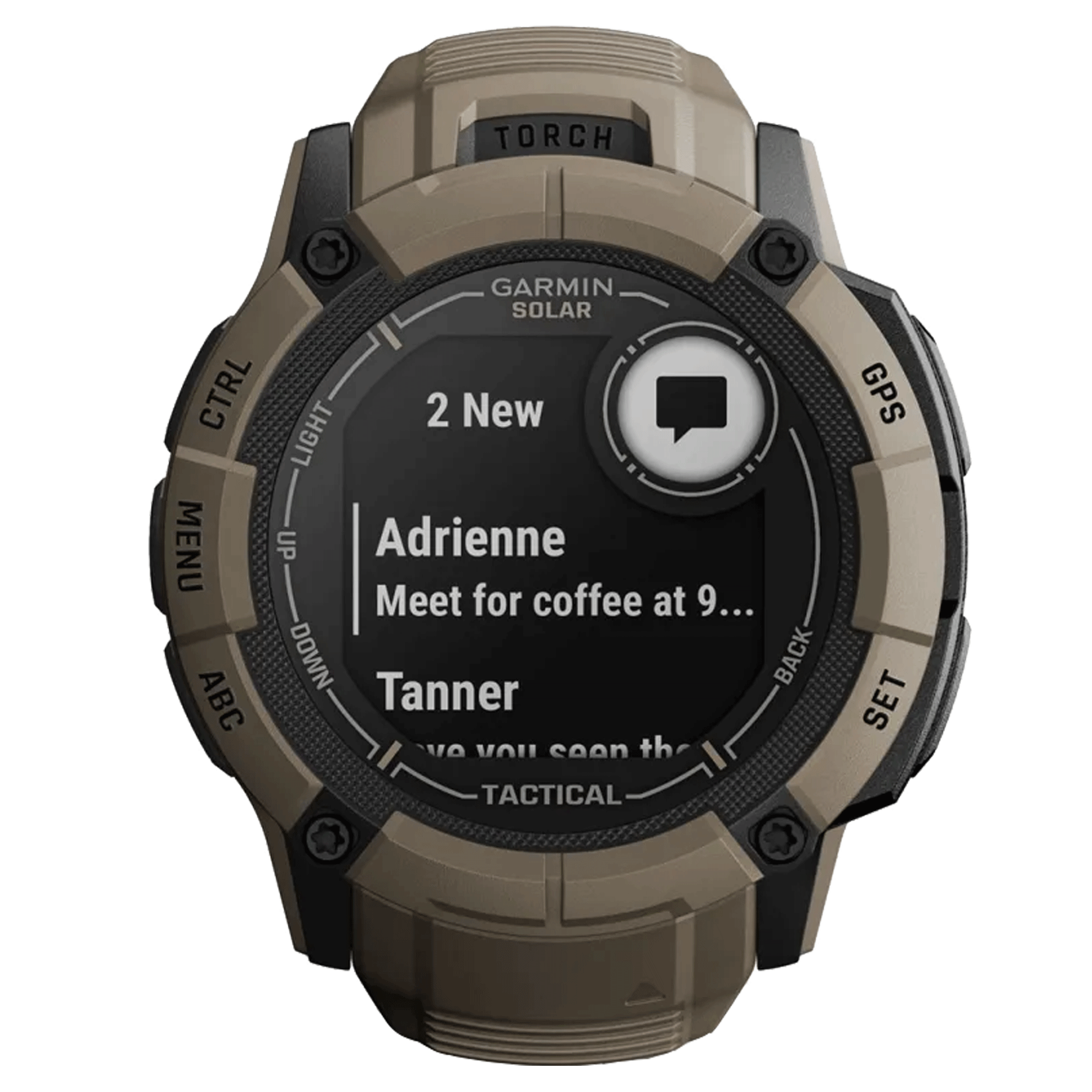 Montre Garmin Instinct 2X Solar Tactical Beige 0100280502 Lepage