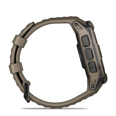 Montre Garmin Instinct 2X Solar Tactical Edition Beige Coyotte bracelet silicone beige 50 mm 010-02805-02