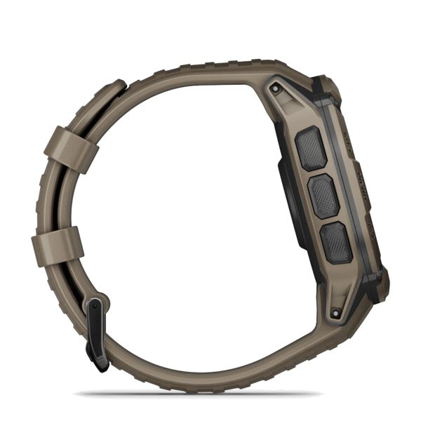 Montre Garmin Instinct 2X Solar Tactical Edition Beige Coyotte bracelet silicone beige 50 mm 010-02805-02