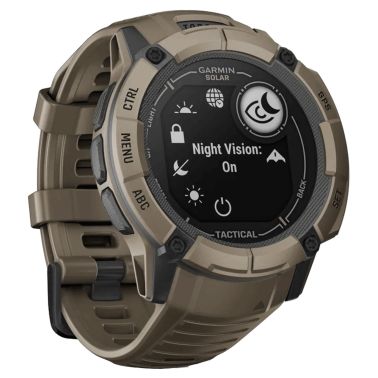 Montre Garmin Instinct 2X Solar Tactical Edition Beige Coyotte bracelet silicone beige 50 mm 010-02805-02