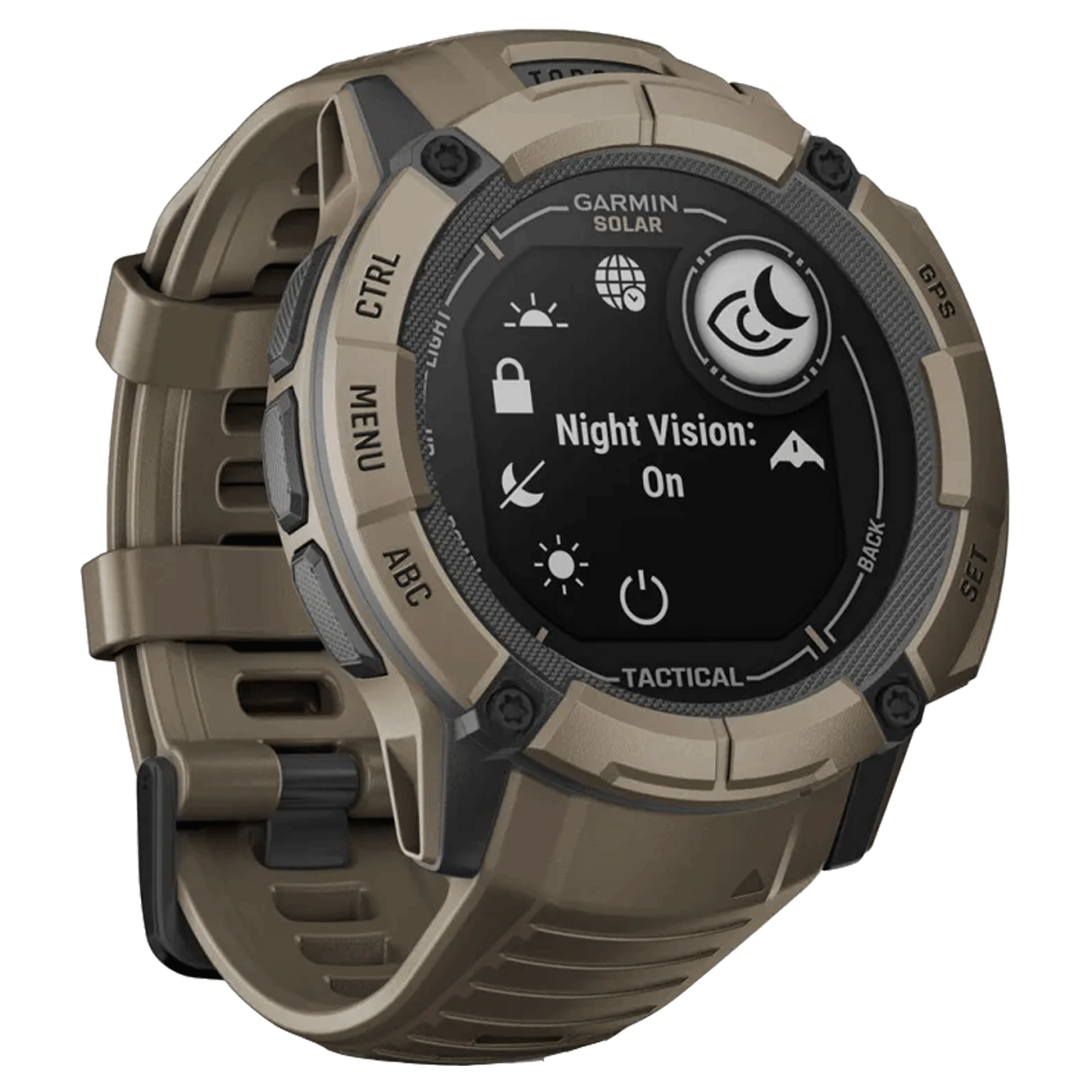 Montre Garmin Instinct 2X Solar Tactical Beige 0100280502 Lepage