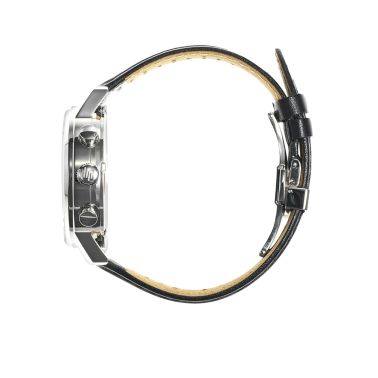 Montre Lip Rallye Chrono Edition Limitée automatique cadran vert bracelet cuir noir 42 mm