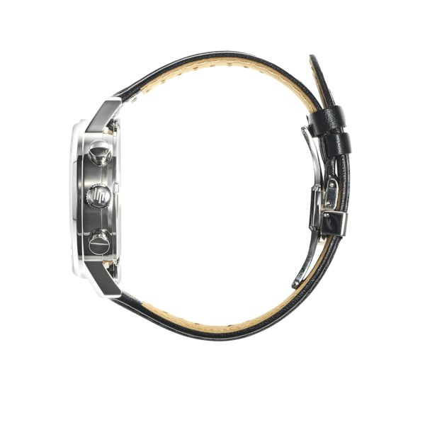 Montre Lip Rallye Chrono Edition Limitée automatique cadran vert bracelet cuir noir 42 mm