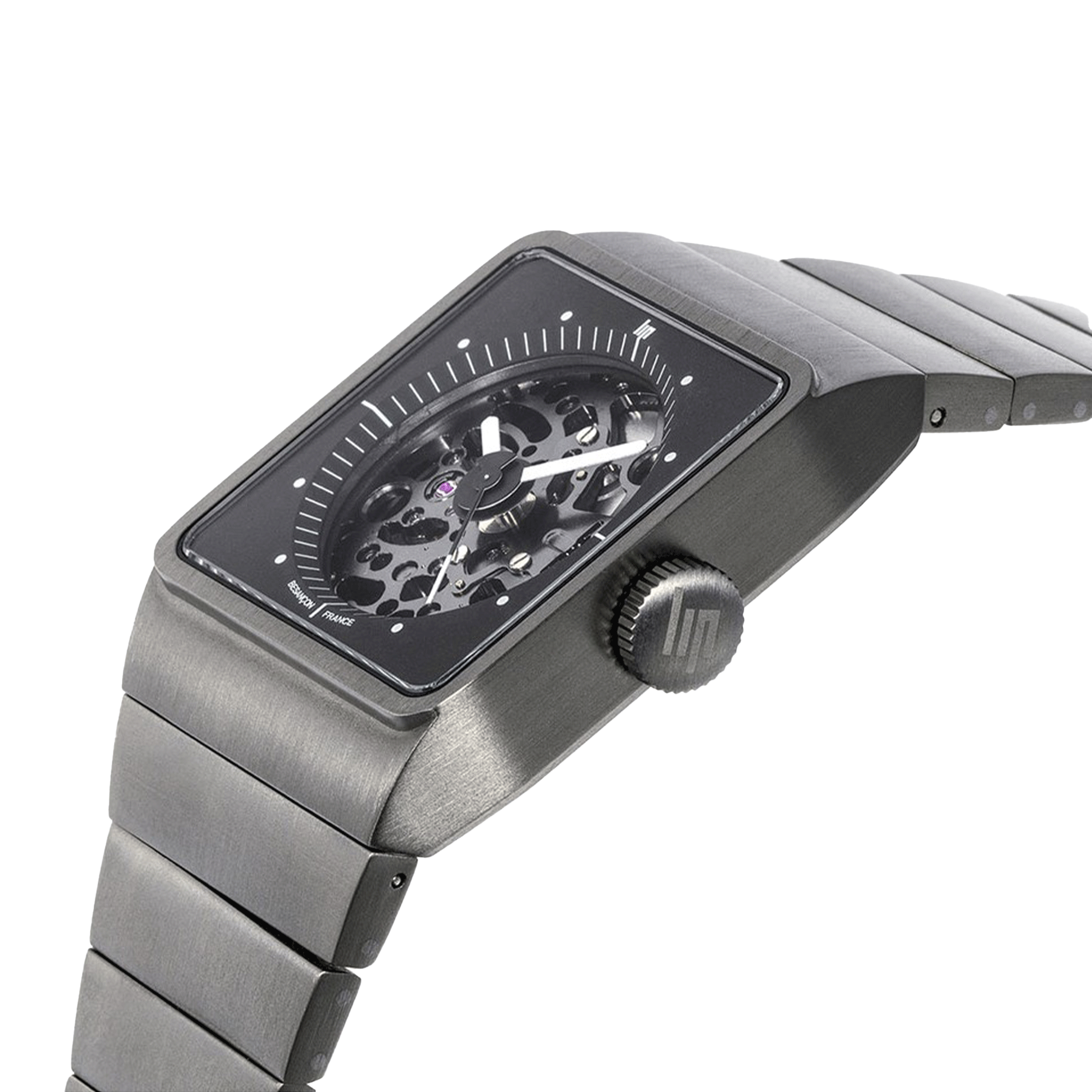 Montre Lip BIG TV Titane Squelette automatique 671656 Lepage