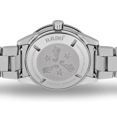 Montre Rado Captain Cook automatique cadran bleu bracelet acier 42 mm R32105203