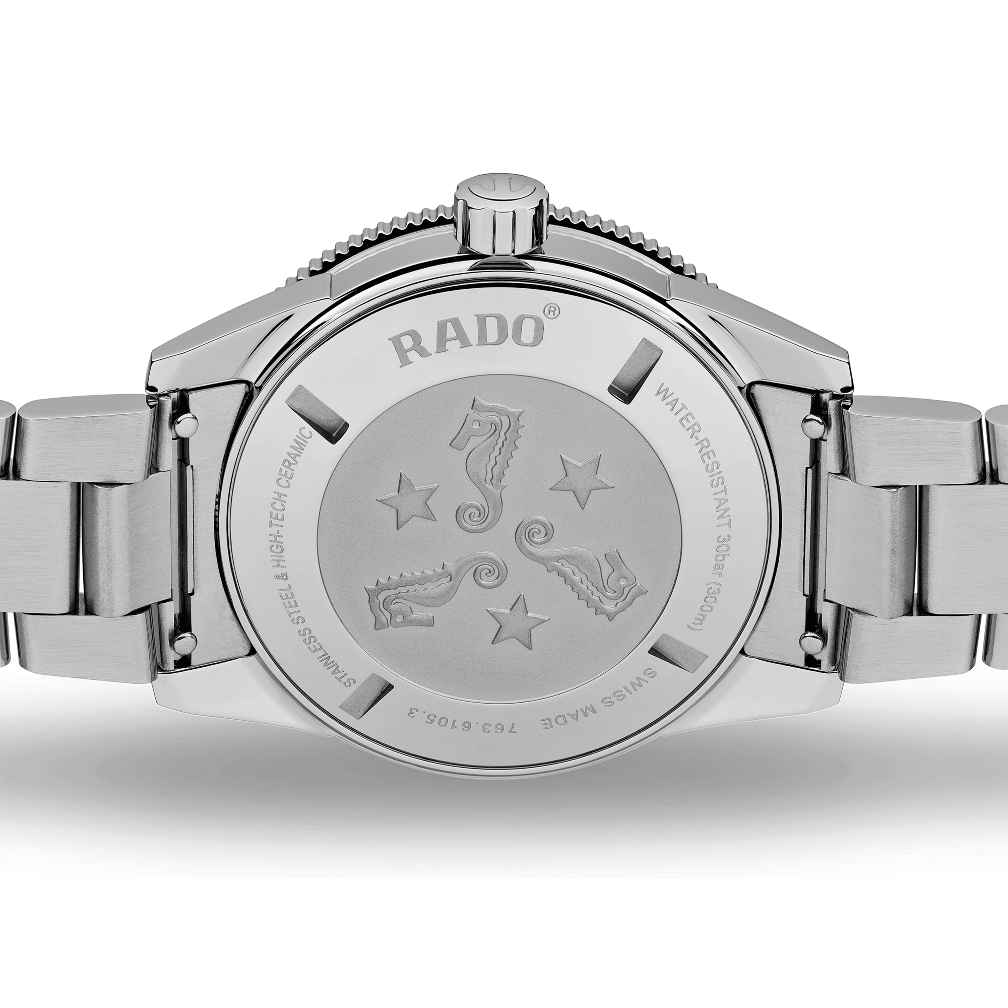 Montre Rado Captain Cook automatique cadran bleu bracelet acier 42 mm R32105203