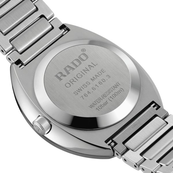 Montre Rado DiaStar Original automatique cadran bleu bracelet acier 38 mm R12160213