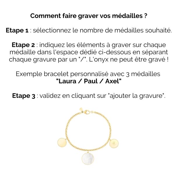 Bracelet Lepage Colette personnalisable en or jaune