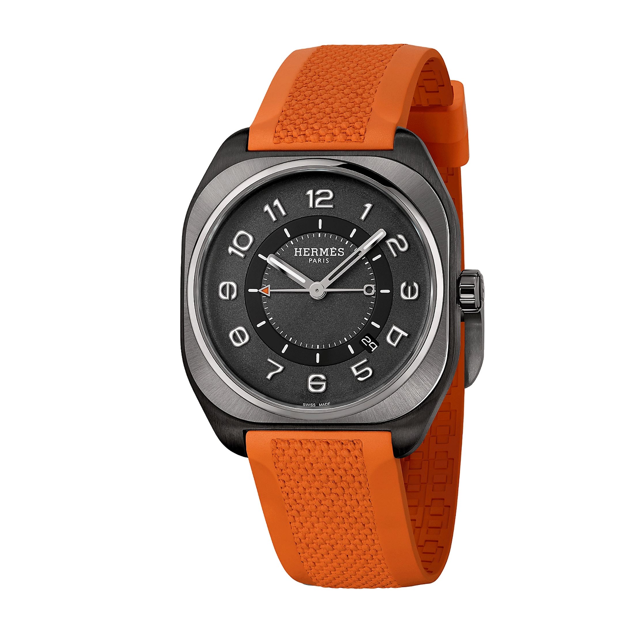 Hermès H08 DLC noir automatic 42 mm Watch W049430WW00 - Lepage