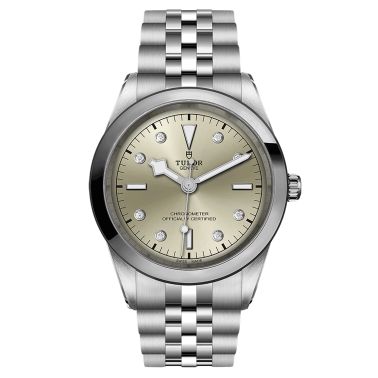 Montre Tudor Black Bay 41 COSC automatique index diamants cadran champagne clair bracelet acier 41 mm M79680-0006