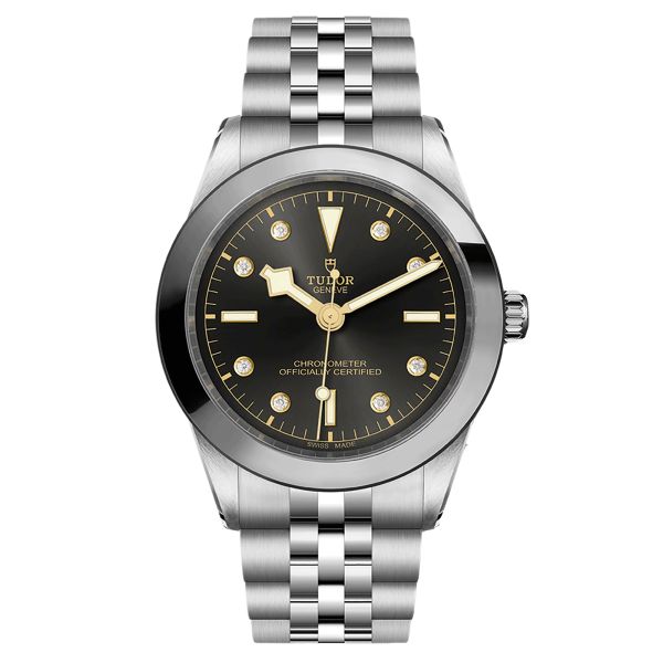 Tudor Black Bay 39 COSC automatic watch with diamond markers anthracite dial steel bracelet 39 mm M79660-0004