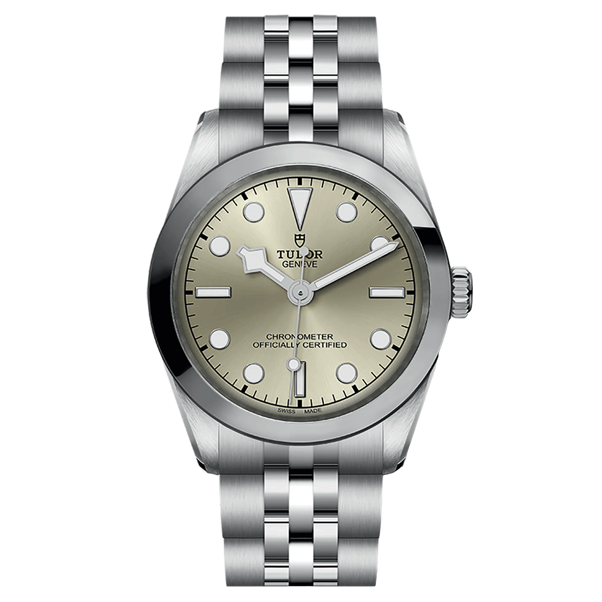 Tudor Black Bay 31 COSC automatic watch light champagne dial steel bracelet 31 mm M79600-0003