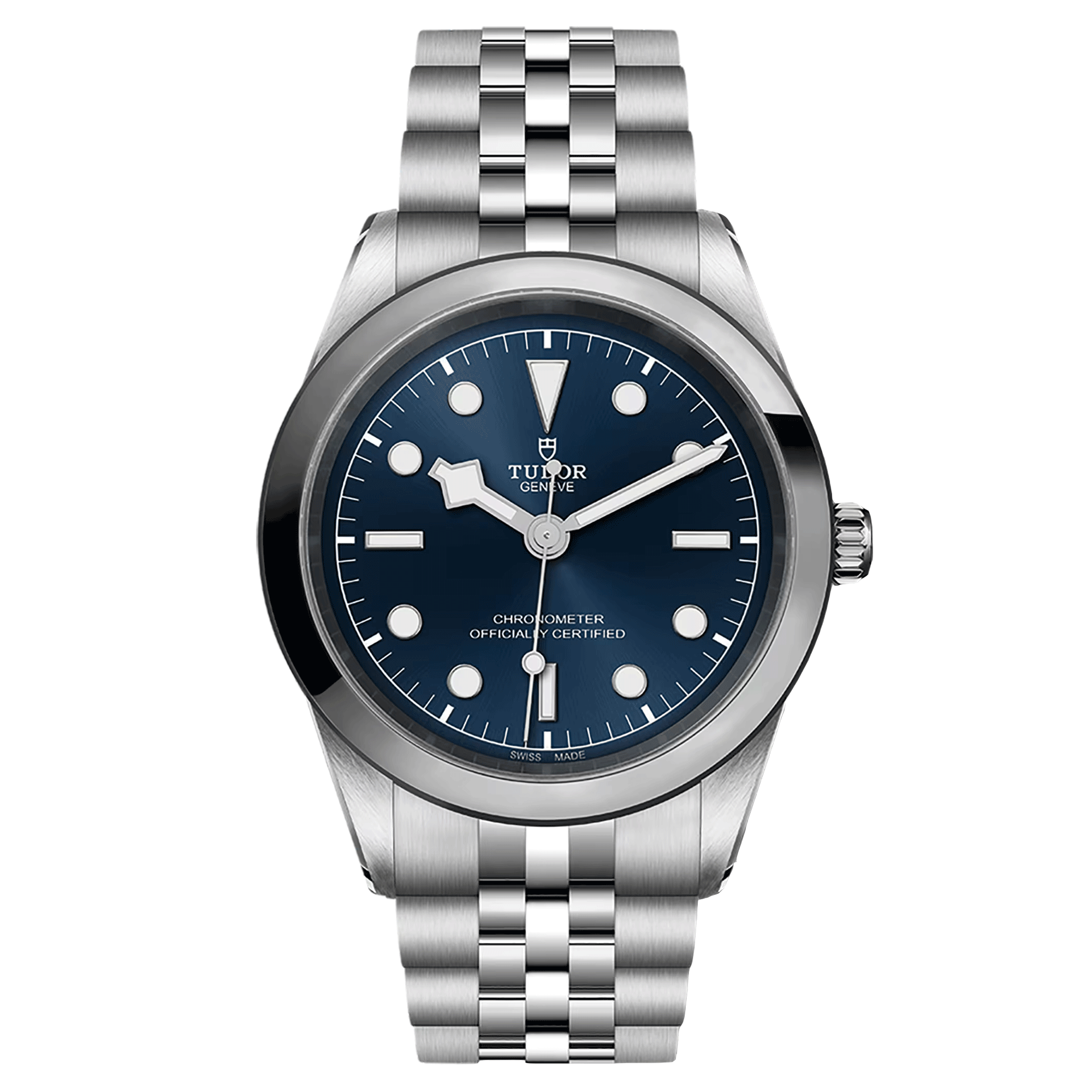 Tudor Black Bay 41 COSC automatic watch blue dial steel bracelet 41 mm M79680-0002