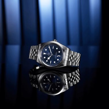 Tudor Black Bay 41 COSC automatic watch blue dial steel bracelet 41 mm M79680-0002