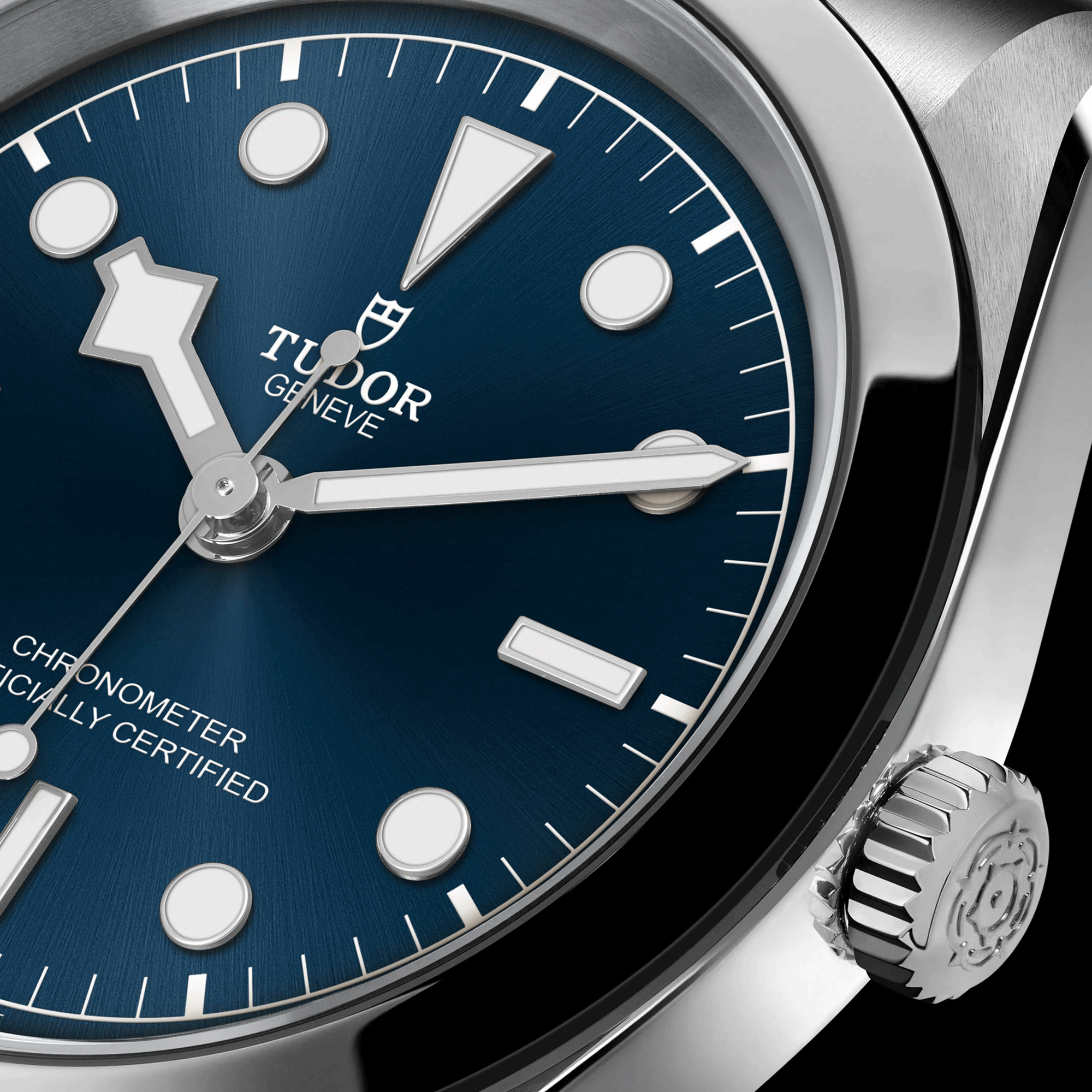 Tudor Black Bay 41 COSC automatic watch blue dial steel bracelet 41 mm M79680-0002
