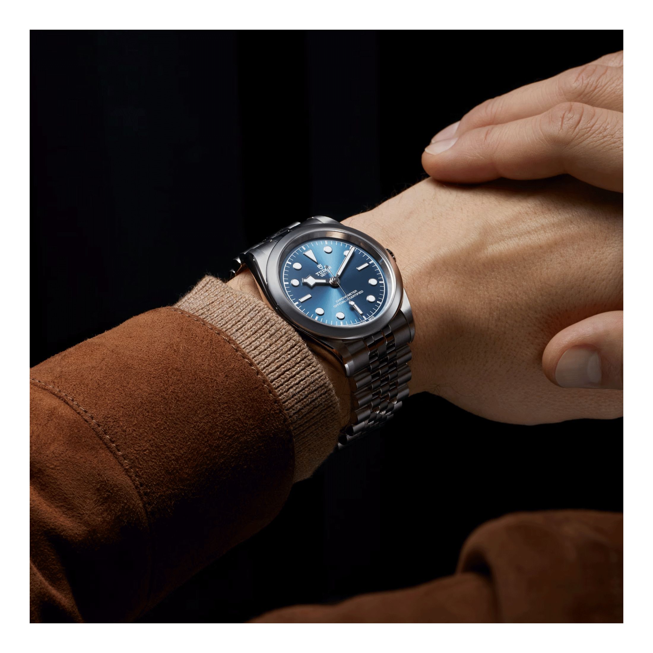 Tudor Black Bay 41 COSC blue dial watch M79680-0002 Lepage