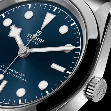 Tudor Black Bay 36 COSC automatic watch blue dial steel bracelet 36 mm M79640-0002