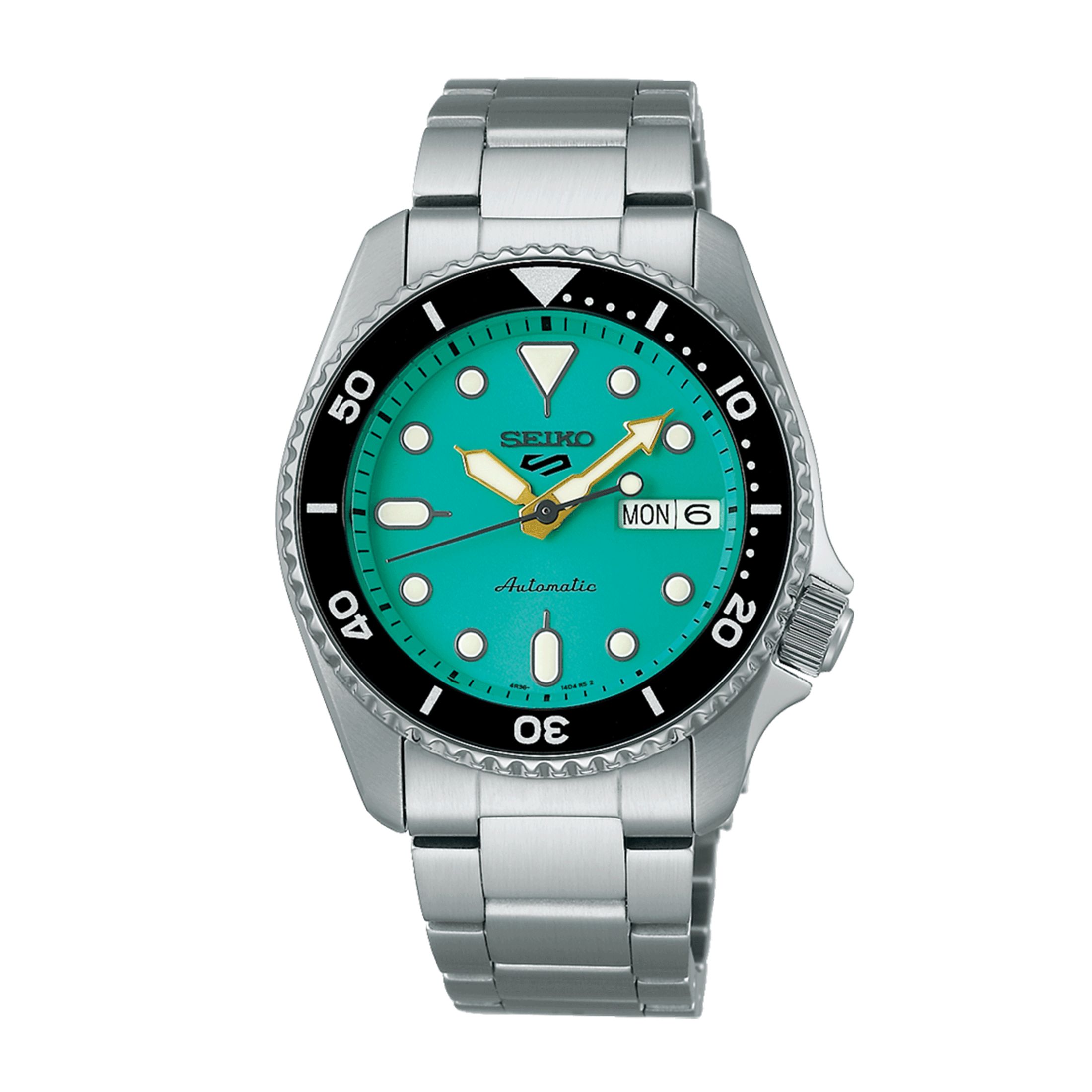 Montre Seiko 5 SKX Sports turquoise 38 mm SRPK33K1 - Lepage
