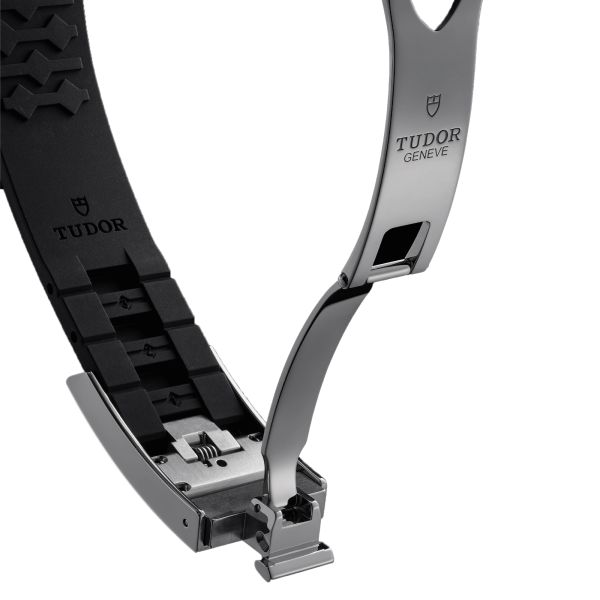 Tudor Black Bay 54 automatic black dial rubber strap 37 mm