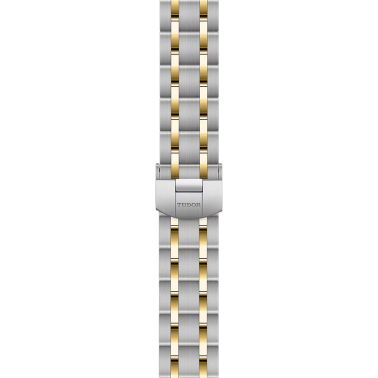 Montre Tudor Royal automatique lunette or jaune index diamants cadran chocolat bracelet acier et or jaune 28 mm M28303-0009