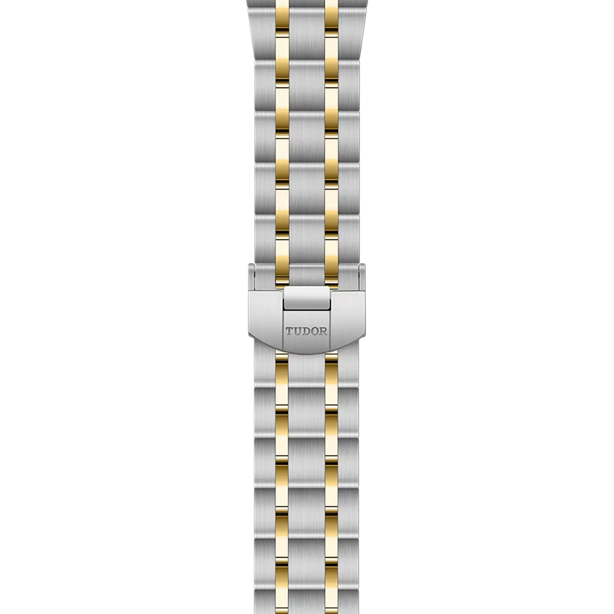Montre Tudor Royal automatique lunette or jaune cadran chocolat bracelet acier et or jaune 34 mm M28403-0008