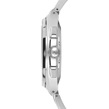 Montre Michel Herbelin Cap Camarat quartz chronographe cadran bleu bracelet acier 42 mm