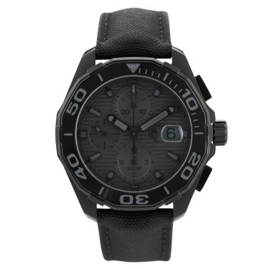 TAG Heuer Aquaracer Special Edition "Black Phantom" Chronograph automatic 43 mm Full Set 2016