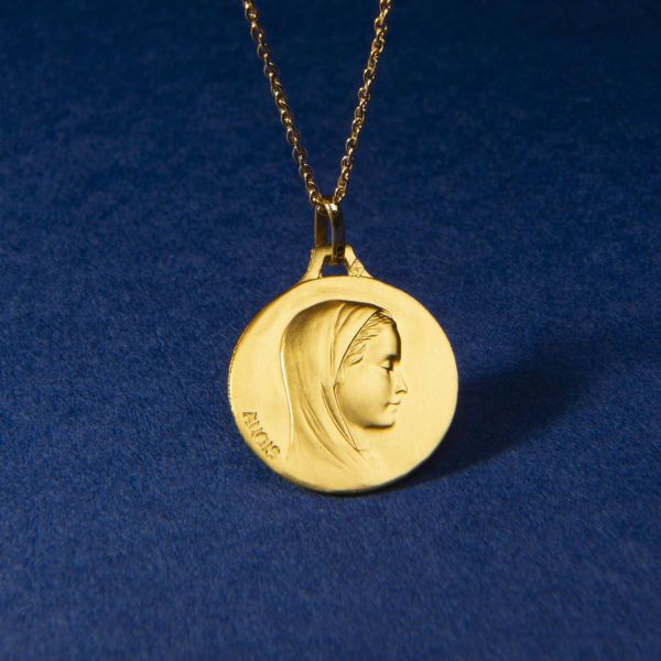 Médaille Saint Christophe Or Jaune 16mm - Augis - Site Officiel