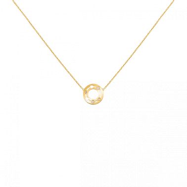 Collier Pulse dinh van en or jaune et diamants 628411