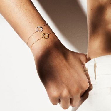 Bracelet Pulse dinh van en or jaune et diamants 328611