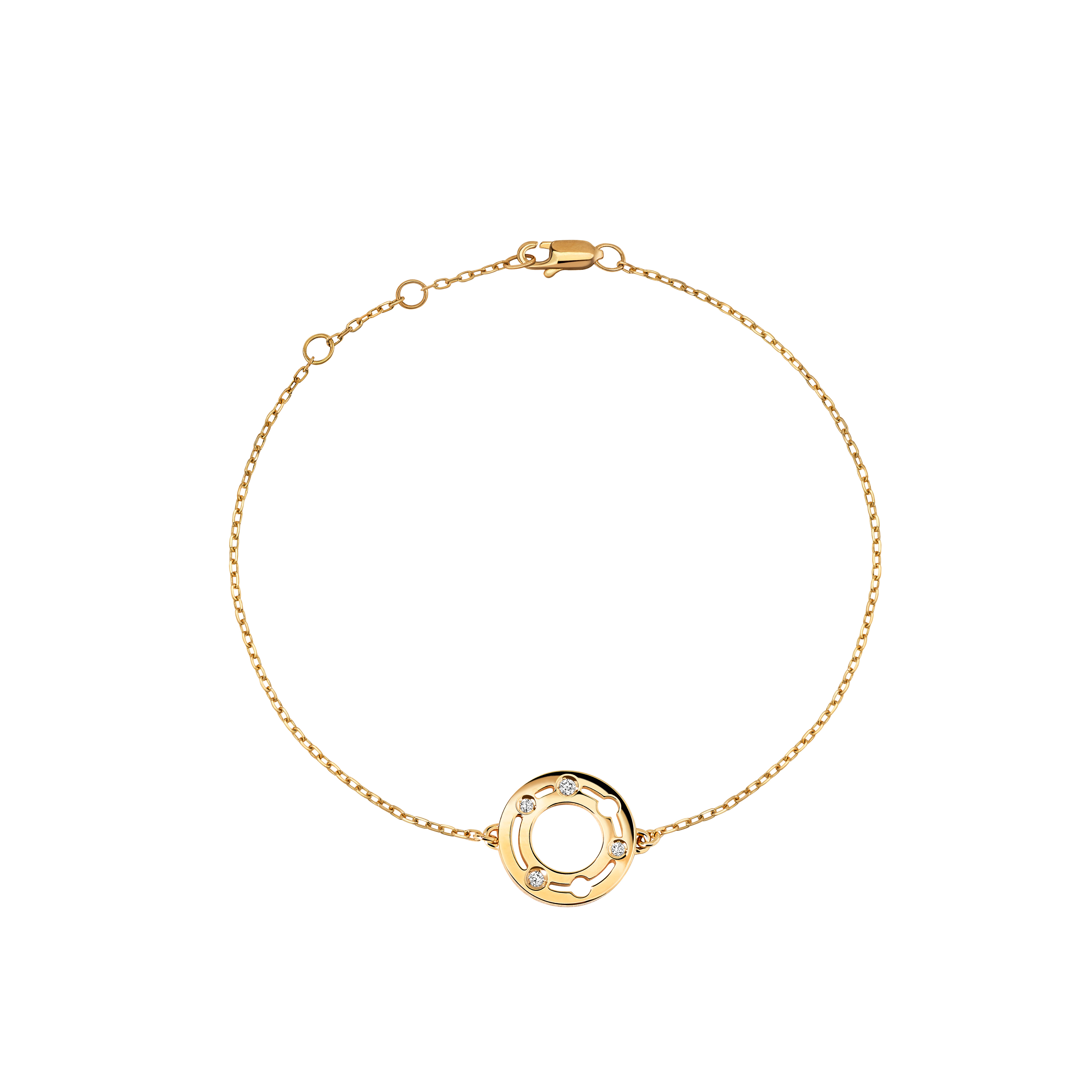 Dinh Van Le Cube Diamant Small Bracelet in Yellow Gold — UFO No More