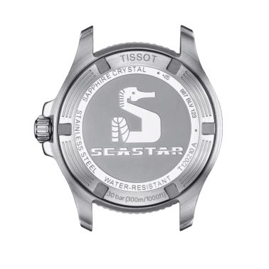 Montre Tissot Seastar 1000 quartz cadran noir bracelet acier 36 mm T120.210.11.051.00