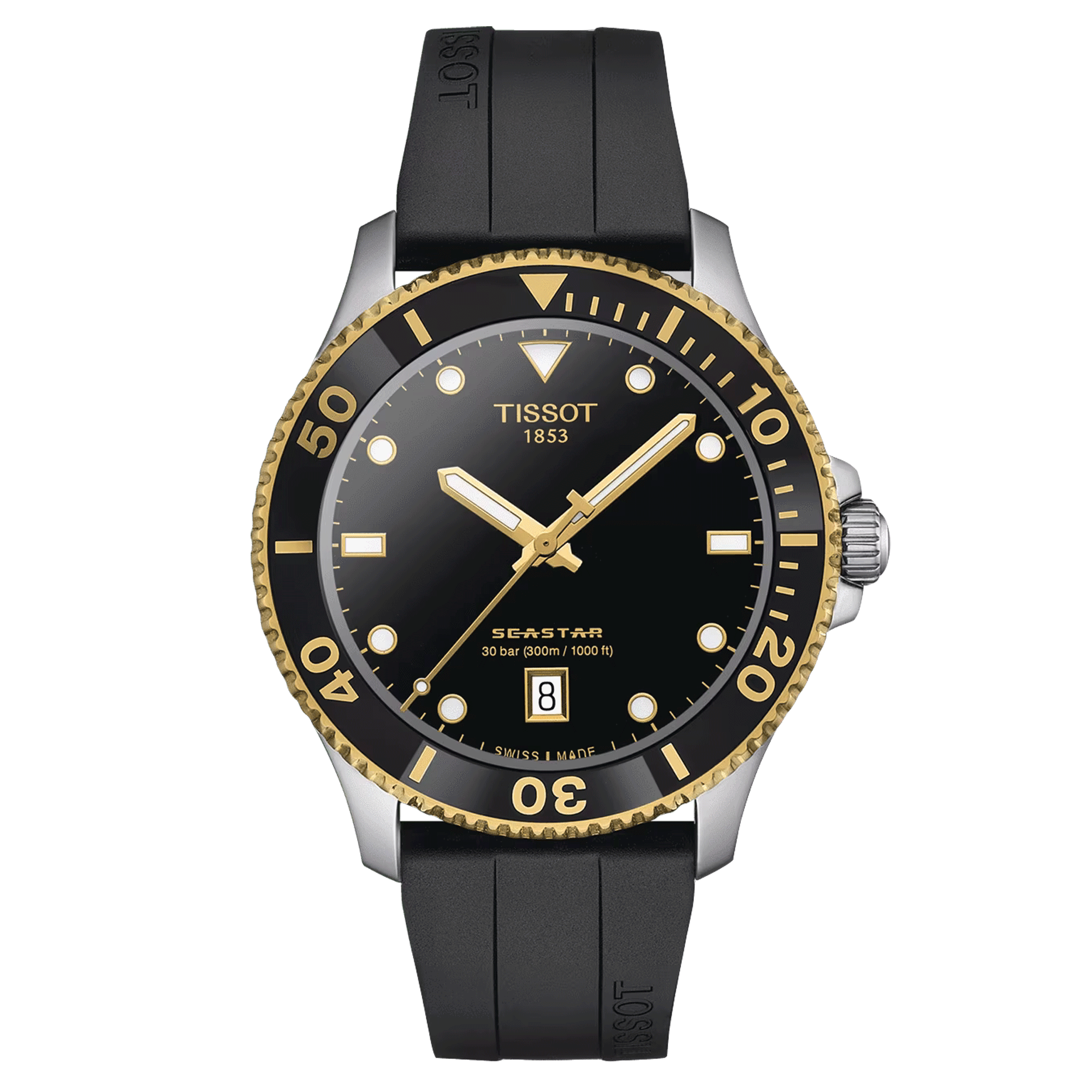 Montre Tissot Seastar 1000 PVD Or jaune quartz 40 mm T120.410.27.051.00