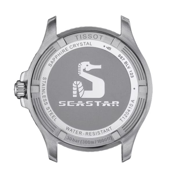 Montre Tissot Seastar 1000 quartz cadran bleu bracelet acier 40 mm T120.410.11.041.00