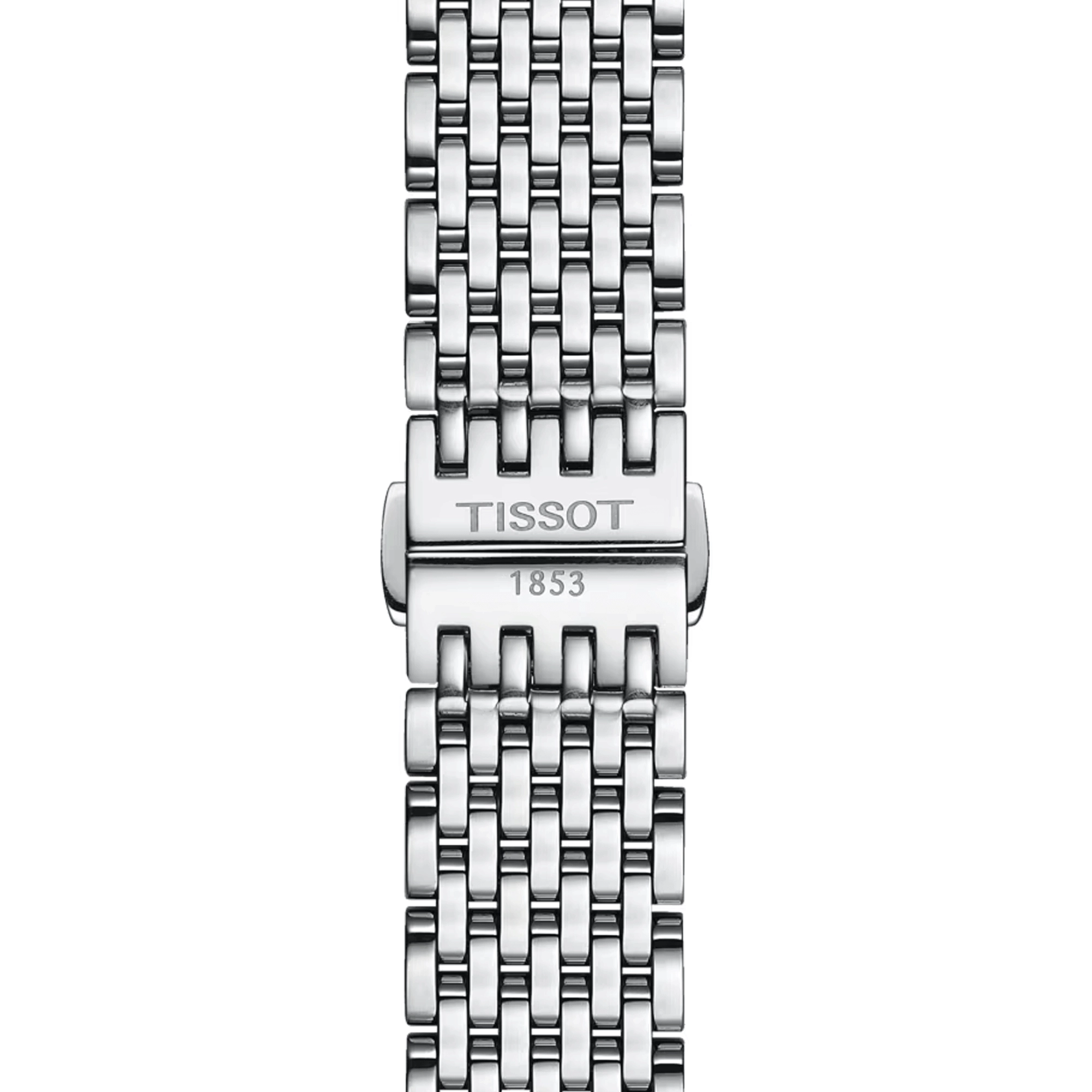 Tissot T-Classic Everytime Lady quartz watch silver dial steel bracelet 34 mm